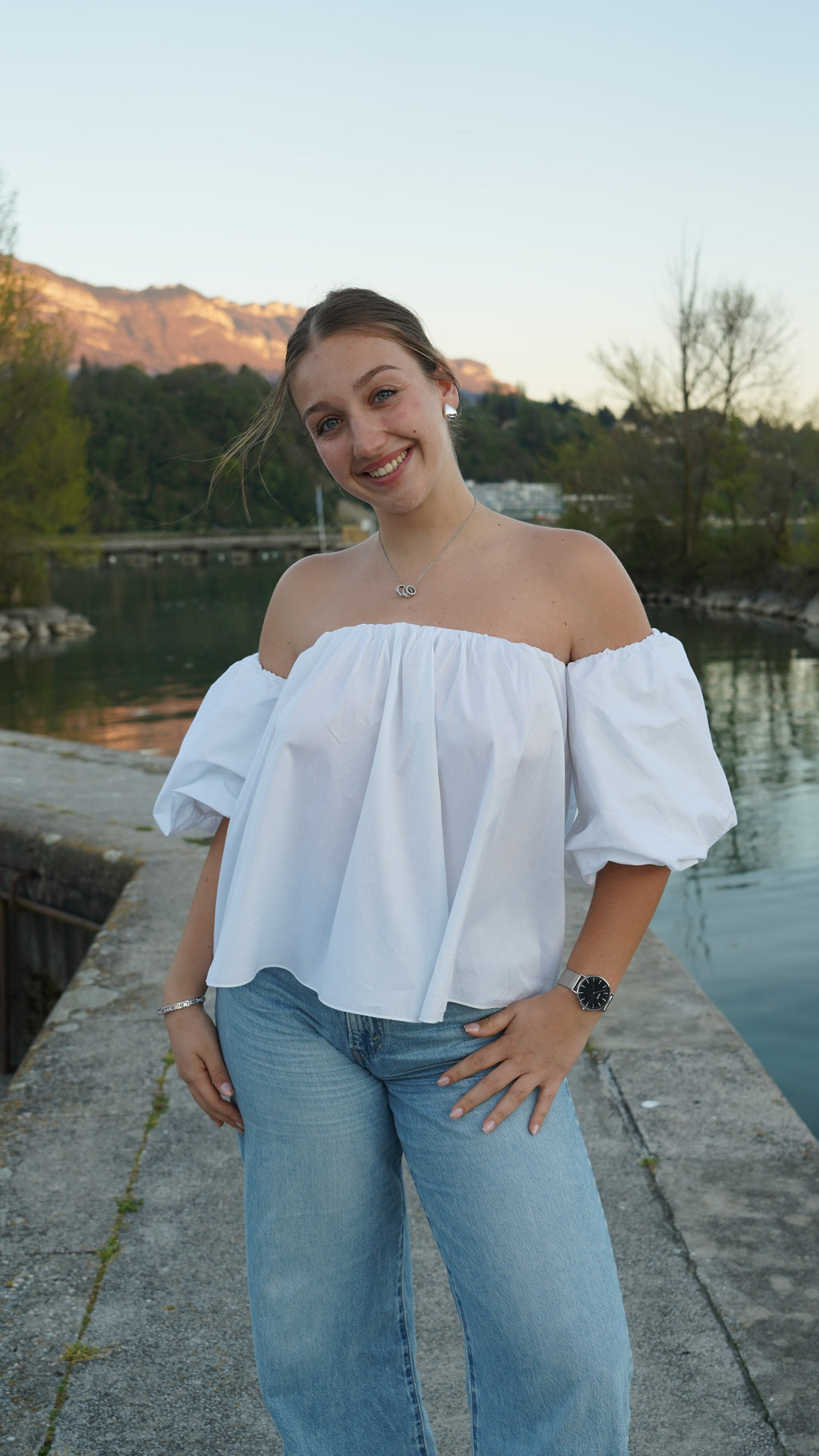 BLOUSE LILY - BLANC