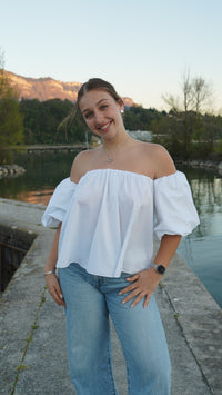 BLOUSE LILY - BLANC