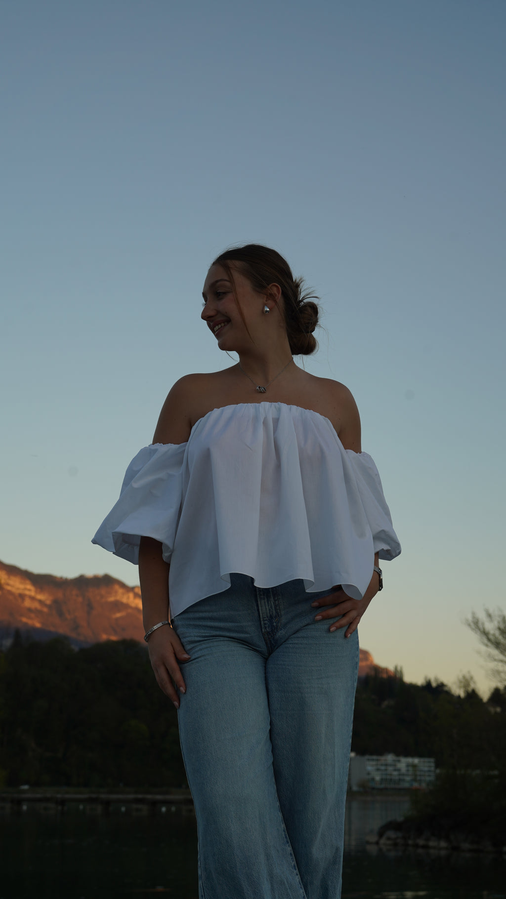 BLOUSE LILY - BLANC