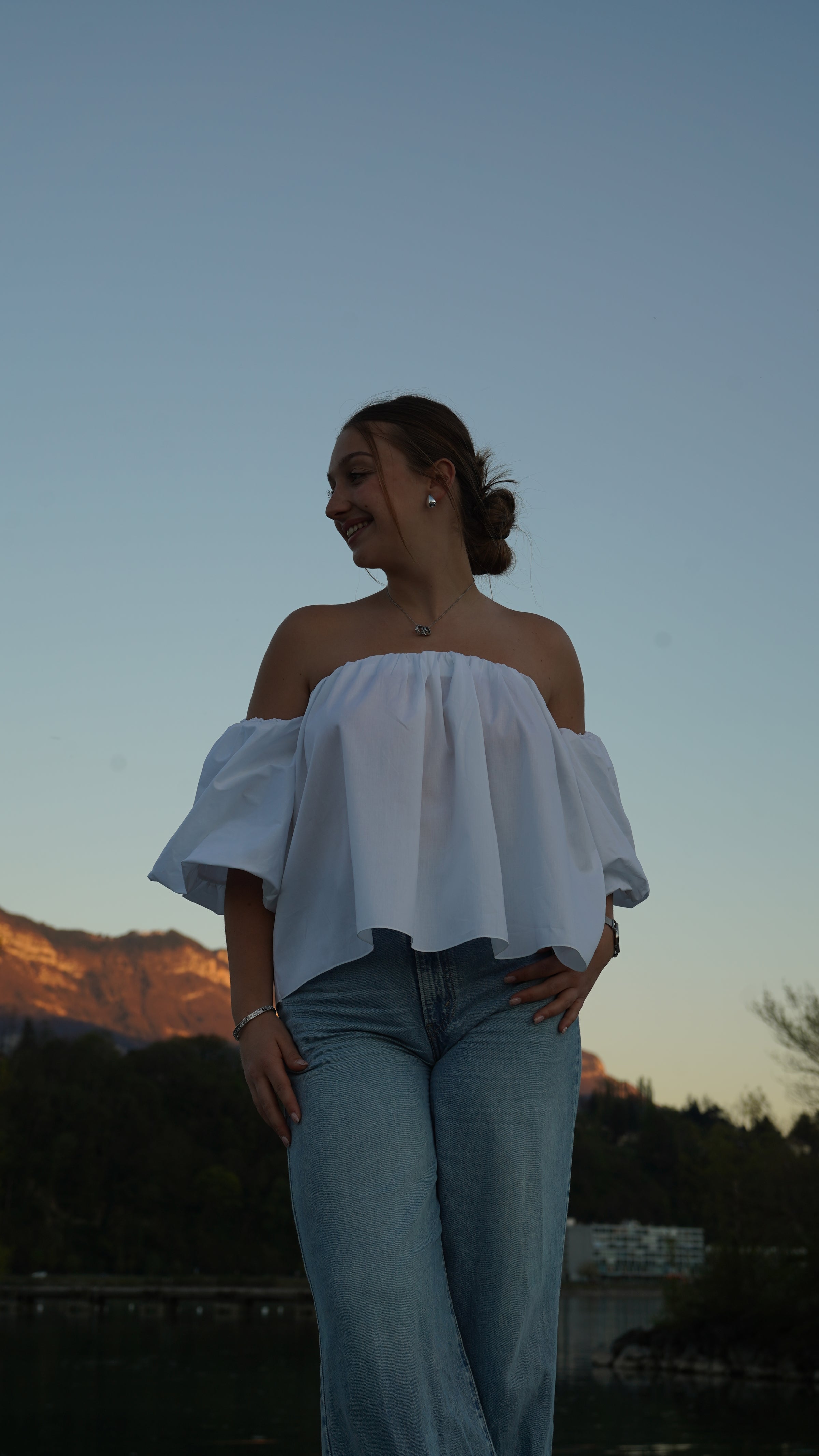 BLOUSE LILY - BLANC