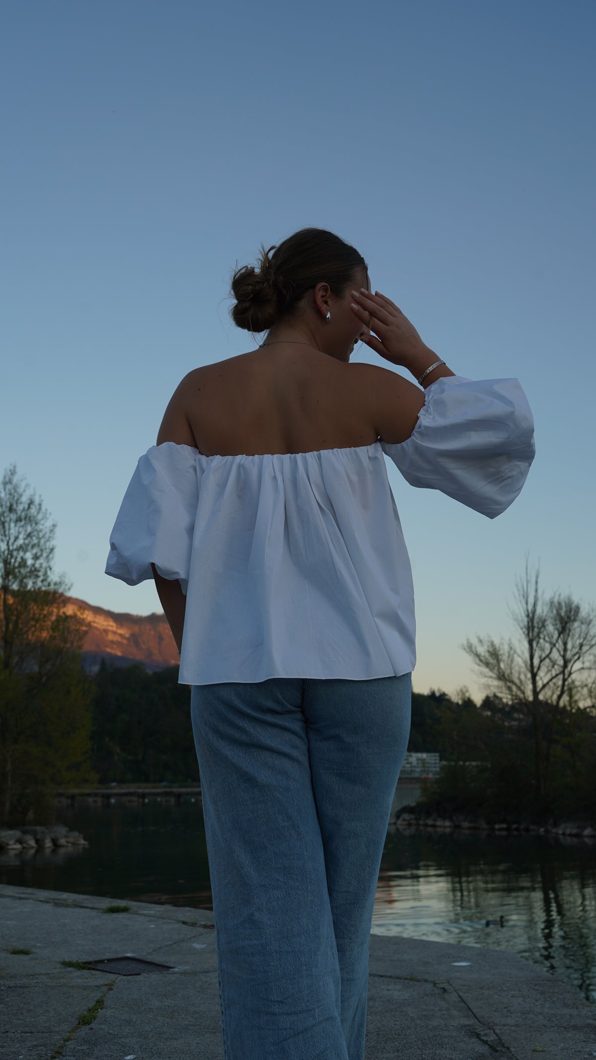 BLOUSE LILY - BLANC