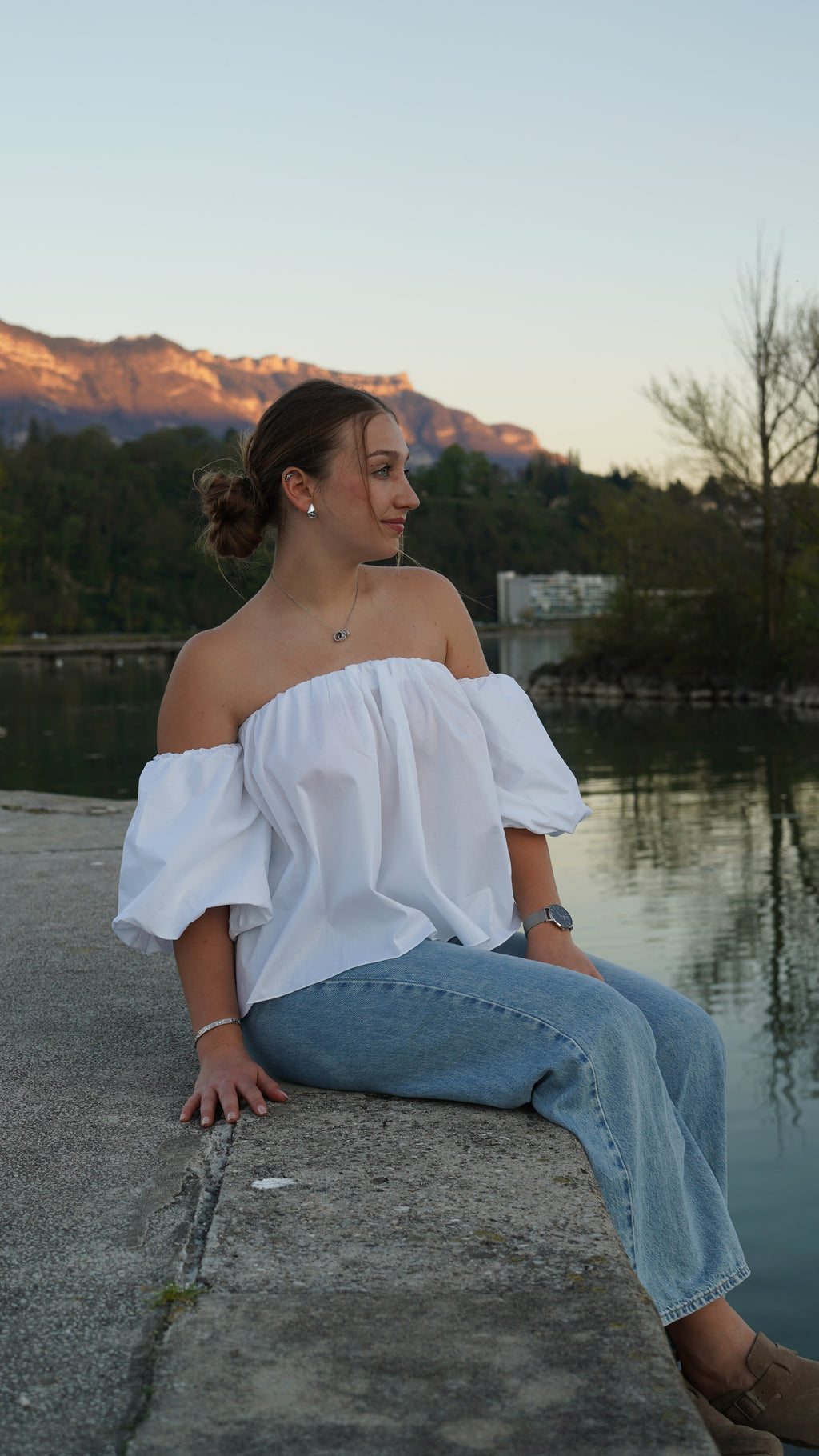 BLOUSE LILY - BLANC