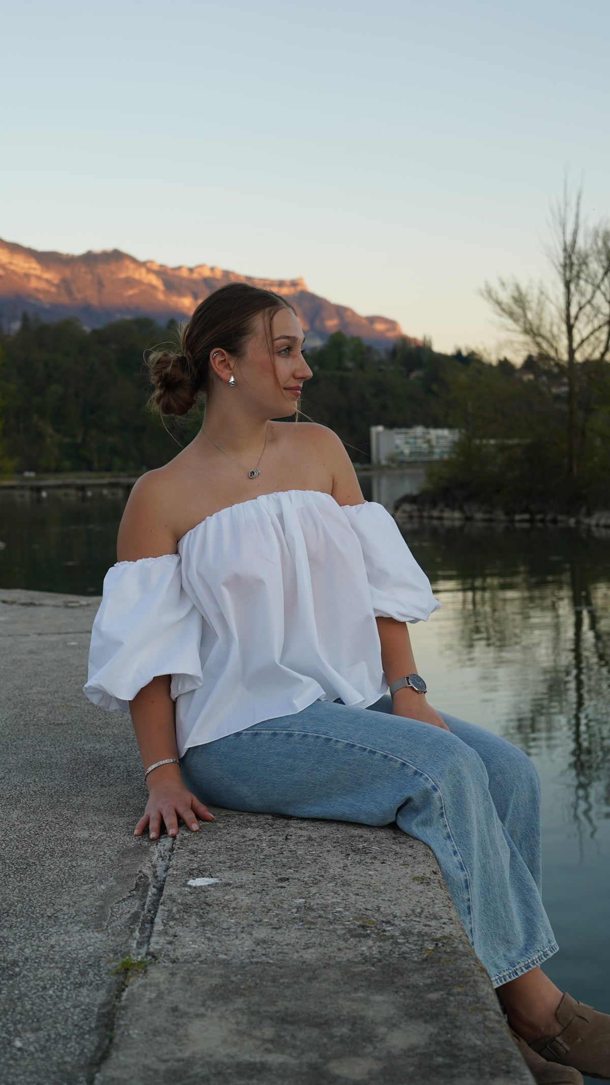 BLOUSE LILY - BLANC