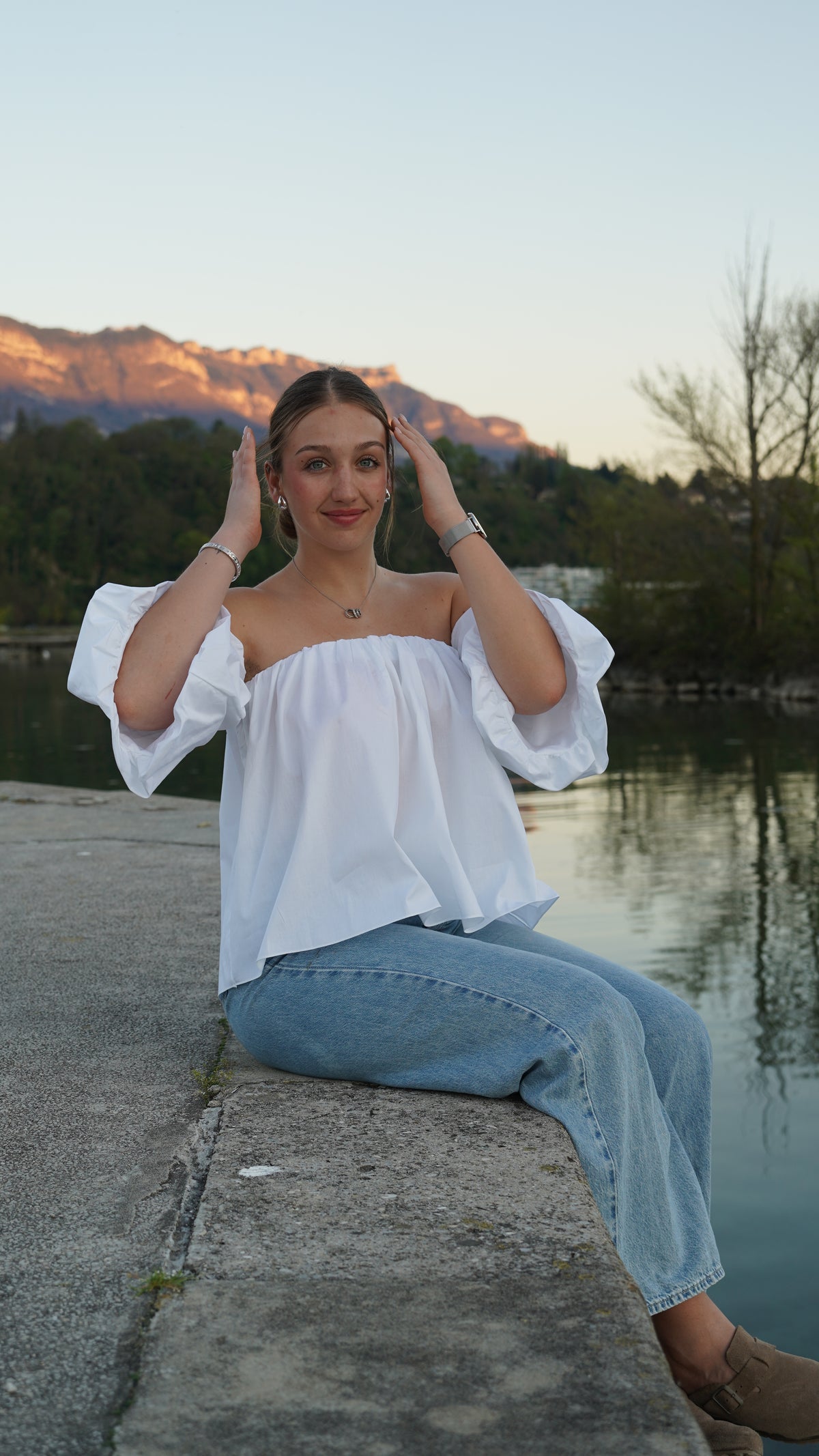 BLOUSE LILY - BLANC