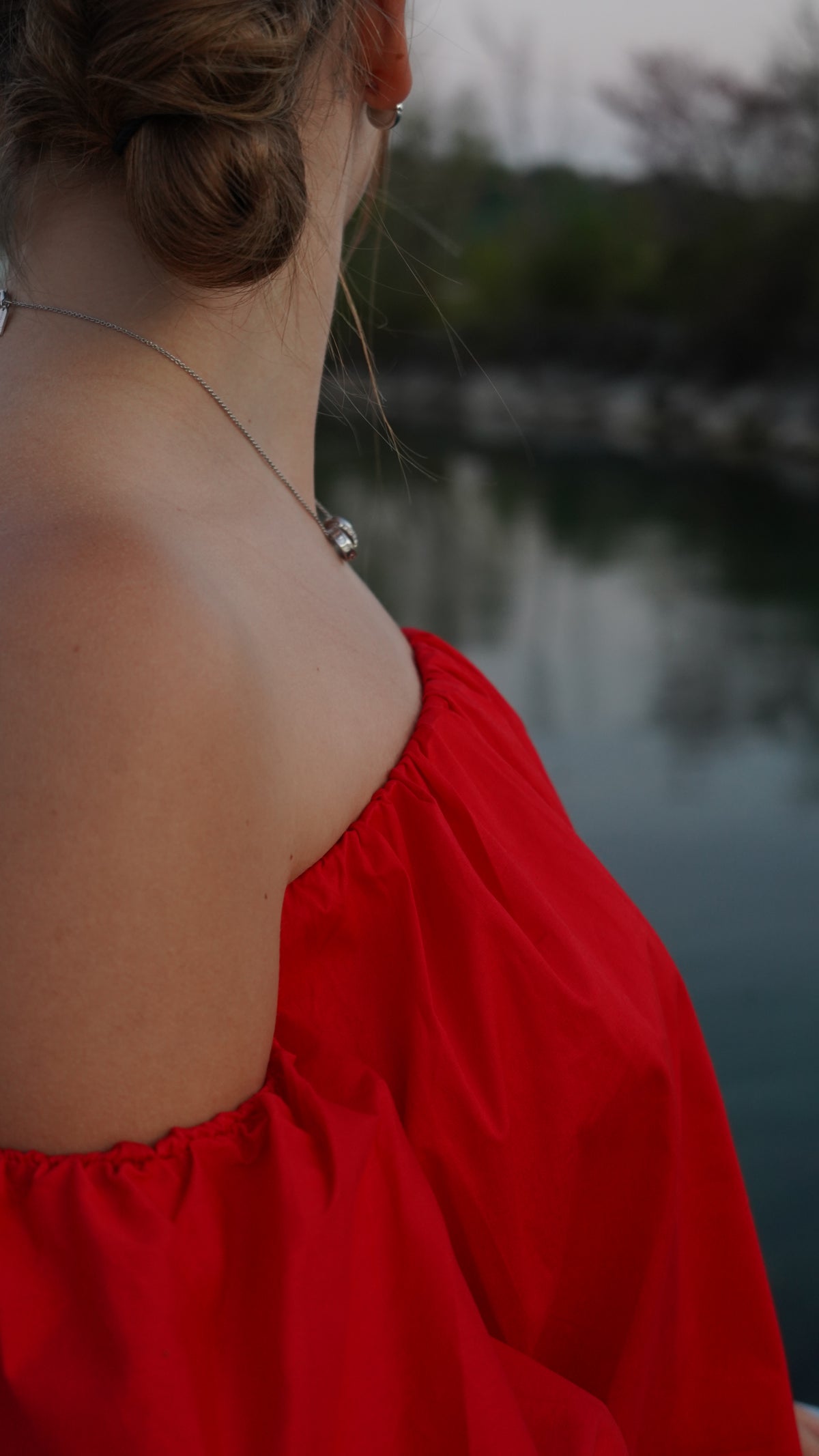 BLOUSE LILY - ROUGE