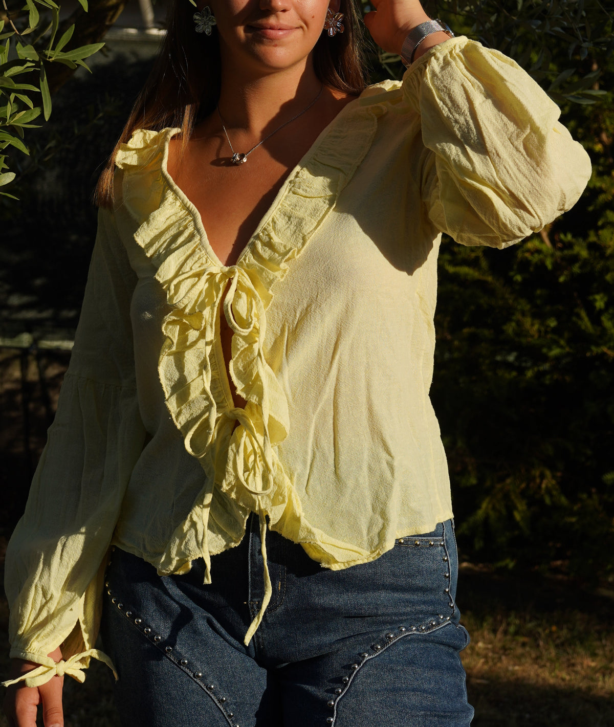BLOUSE CANDICE - JAUNE