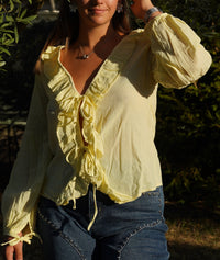 BLOUSE CANDICE - JAUNE