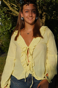 BLOUSE CANDICE - JAUNE