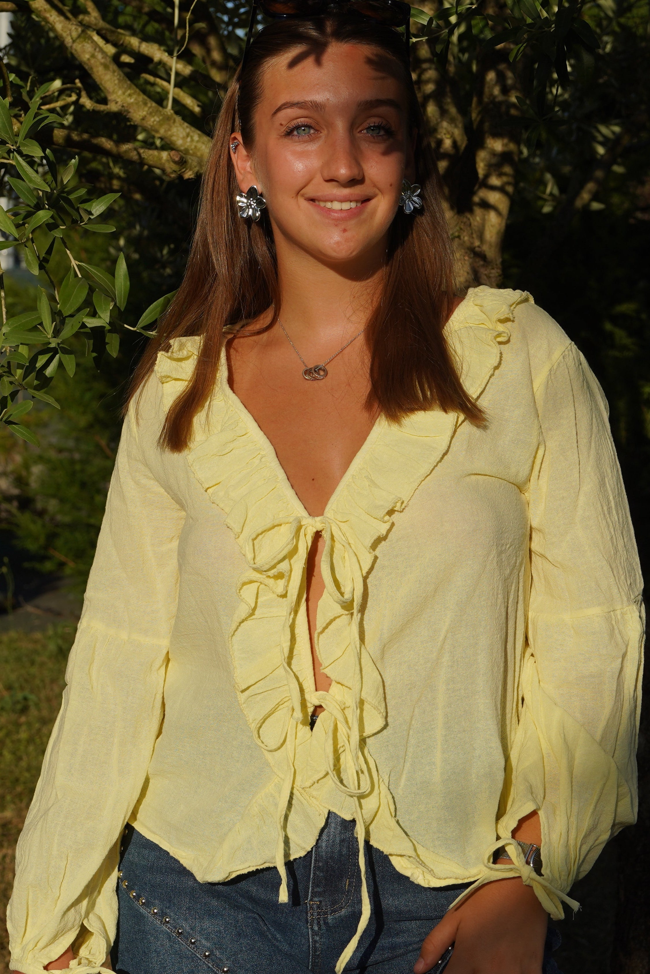 BLOUSE CANDICE - JAUNE